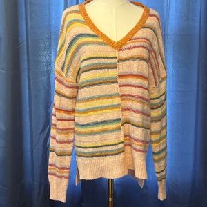 Sundance Multicolor Striped Sweater